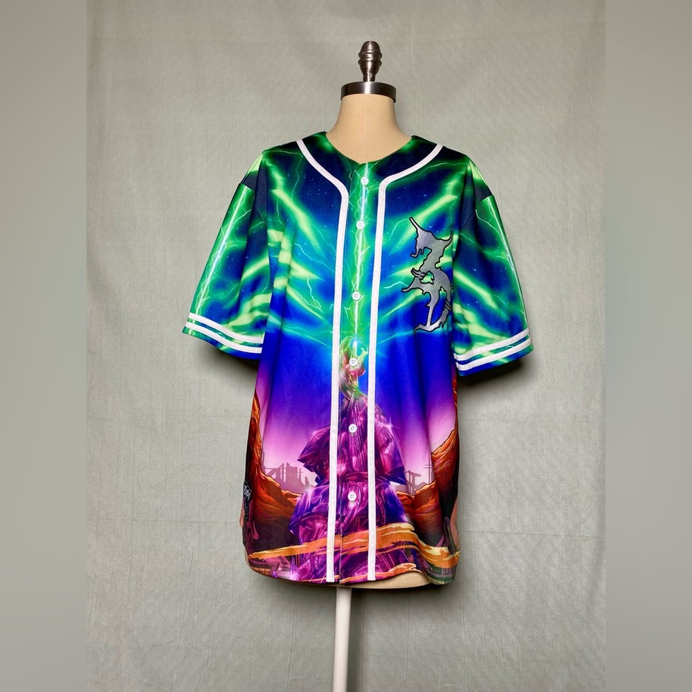 Vibrant Zeds Dead “Deadrocks” Graphic Baseball Jersey